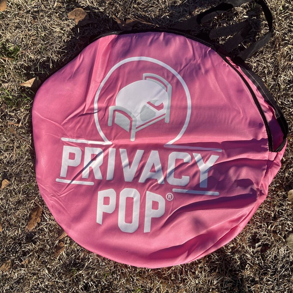Eclipse Privacy Pop Up Tent/Canopy Size Toddler/Mini Bed. New With Case PINK